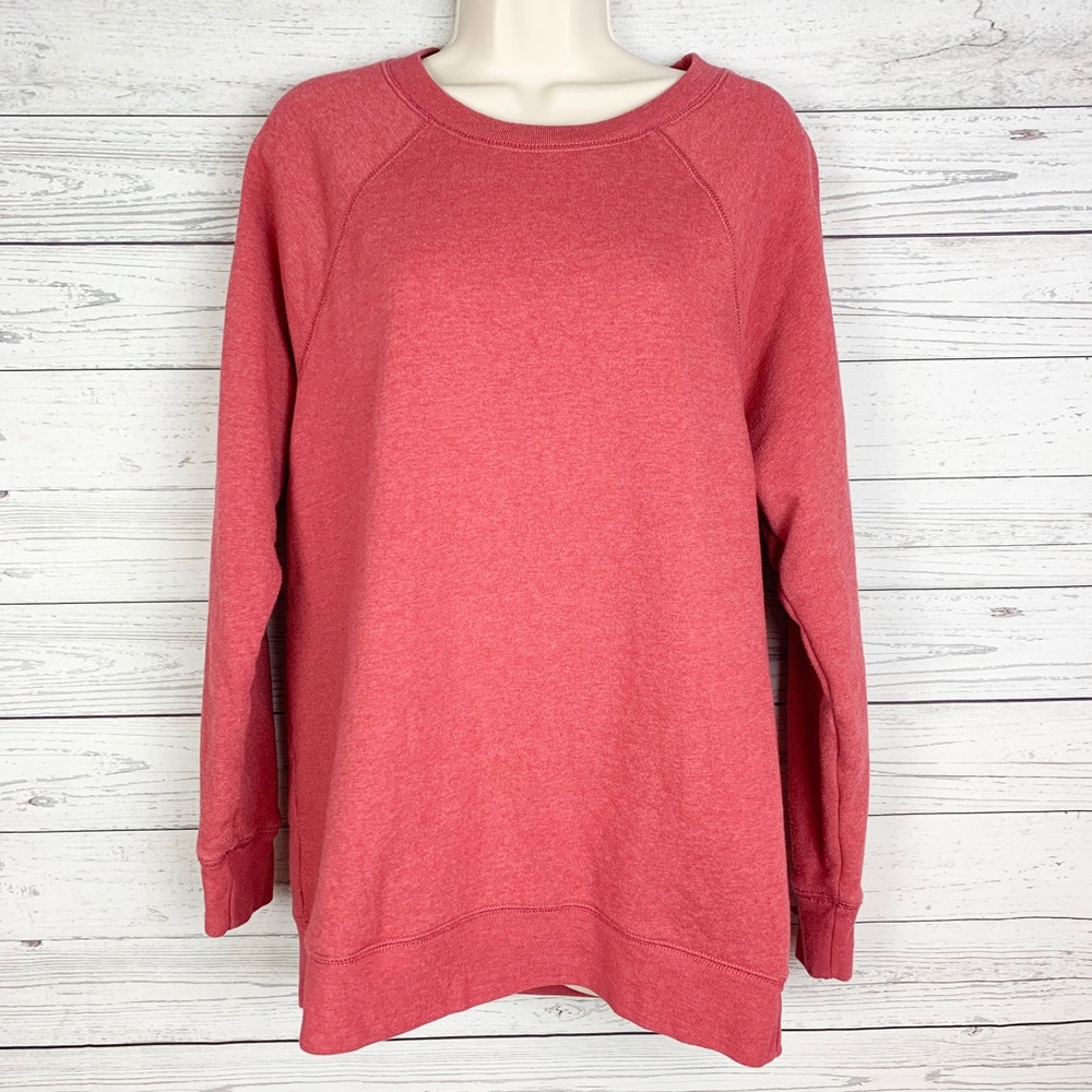 American Eagle Red Soft Crewneck Sweatshirt